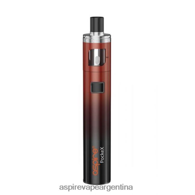 Aspire Pockex kit de edición de aniversario | Aspire Vape Price 8NB404120 gradiente rojo