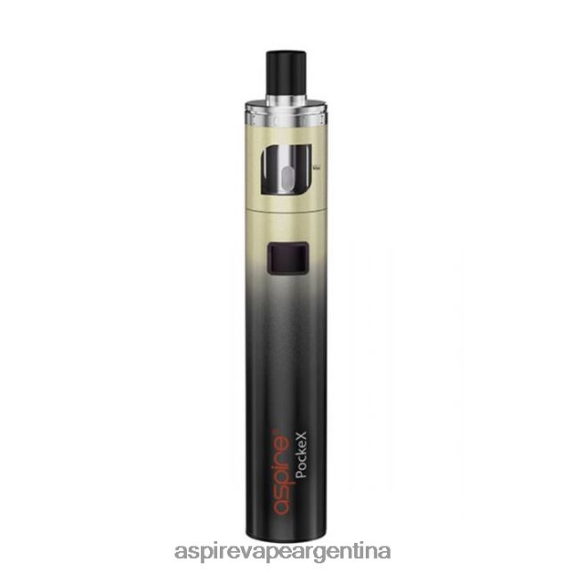 Aspire Pockex kit de edición de aniversario | Aspire Vape Reviews 8NB404119 gradiente de oro