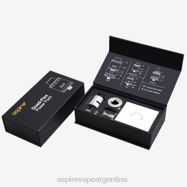 Aspire Quad-Flex paquete de energía | Aspire Vape Buenos Aires 8NB404192 negro